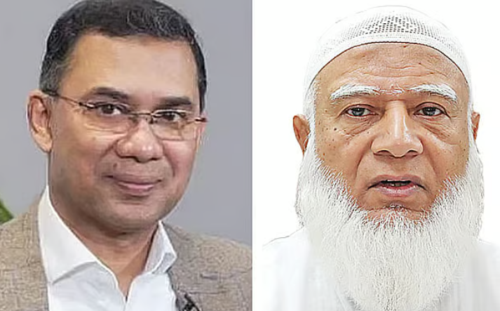 সৌজন্য সাক্ষাতে জামায়াত আমিরের বাসায় তারেক রহমান